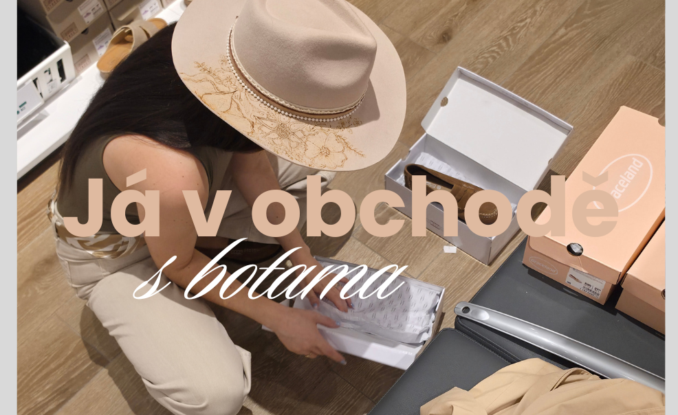 Já v obchodě s botama